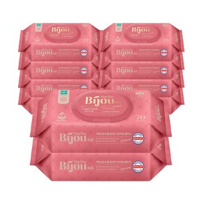 모나리자 데이데이비쥬 아쿠아코랄 아기물티슈 캡형 55평량, 55g, 70매, 10개