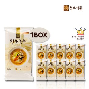 청수국수 (진공포장 포장) 1.5kg x 10개(1BOX 150인분), 10개