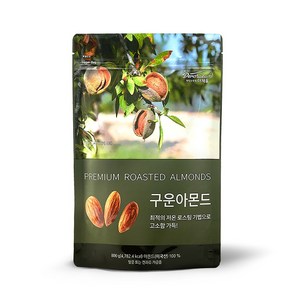 더채움 구운 아몬드 800g 1개, 1봉