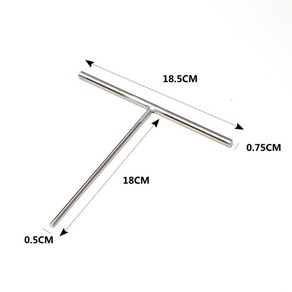 스텐 크레페 스프레더 밀대 막대기 업소용 팬케이크, 1개