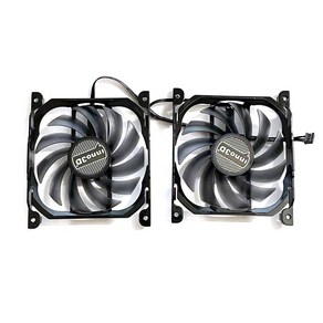 CF-12915S 비디오 카드 선풍기 INNO3D GeFoce GTX 1070 1070Ti 1080 1080Ti P104-100 트윈 X2 교체 그래, 한개옵션2, 01 2FAN, 한개옵션1