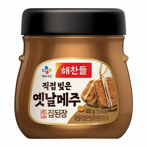 CJ 해찬들 직접빚은 옛날메주 집된장, 1개, 450g