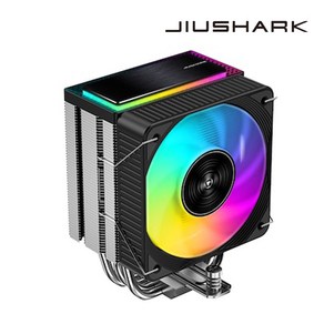 지우샥 JIUSHARK JF100RS Cystal ARGB (BLACK) CPU쿨러 (정품) 당일발송, 1개