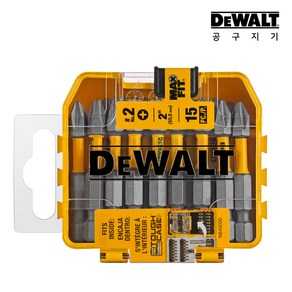 디월트 터프케이스 Mini PH2 2인치 비트 15pcs DWA2PH2MF15, 15개