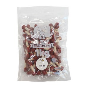 미라클 프리미엄 대용량 사사미 1kg (오리덤벨), 1개