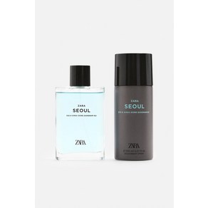 [국내발송] ZARA 남성 SEOUL 오드 뚜왈렛 90ML3.04 FL. OZ + 코롱 데오도란트 스프레이 150ML5.07 299676, [국내발송] ZARA 남성 SEOUL 오드 뚜왈렛 90