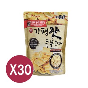 가평 잣 두부과자 110g 30봉, 30개