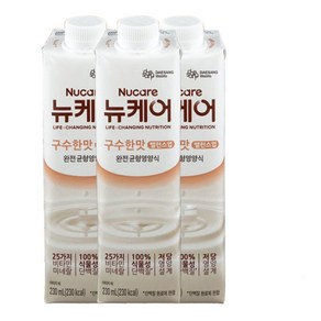 뉴케어 구수한맛 밸런스업 영양식 230ml 24팩 1박스, 24개