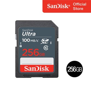 샌디스크코리아 공식인증정품 SD메모리카드 SDXC ULTRA 울트라 DUNR 256GB, 1개