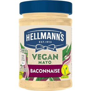 Hellmann's 핼먼 비건 바코네이즈 마요네즈, 4개, 270g