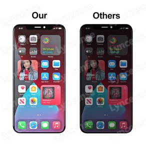 [호환]아이폰 12 프로 맥스용 AAA + OLED LCD 디스플레이 3D 터치 스크린 디지타이저 포함 화면 교체 어, 01 12 Po max-oled