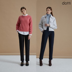 [도티 dotti] 도티 여성 24 Winter 나일론 텐션 기모 본딩 팬츠 2종 (NNGW)