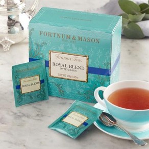 포트넘 앤 메이슨 티백 로얄 블렌드 50입 Fotnum & Mason Royal Blend Tea 50 Tea Bags, 1개, 50개입