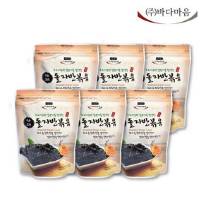 바다마음 돌자반 볶음 40g 60g 6봉, 6개, 파래돌자반볶음 60g