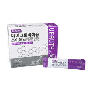 마이크로바이옴 쏘이제닉 60g - 유산균 생성물질 포스트바이오틱스 (2g 30포)