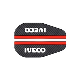 Iveco st s 매일 euocago takke 자동차 액세서리에 대 한 2pcs 자동차 사이드 미러 탄소 섬유 비 커버, 2개