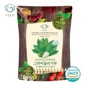 푸른들판 그라비올라 잎 분말가루 100g 가시여지 구아바노 잎, 1개