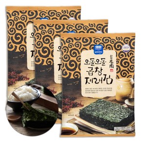 WD-Fesh 조미 곱창 재래 김 30봉 (총 150매), 25g, 3세트