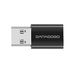 바라보고 USB 3.2 Gen2 C타입 to A OTG 변환젠더 10Gbps, 3cm, 블랙, 1개