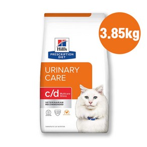 힐스 캣 고양이 처방사료 c/d cd multicae stess 3.85kg, 1개