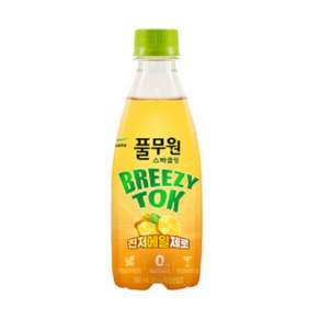 풀무원 브리지톡 진저에일제로 탄산음료, 350ml, 6개