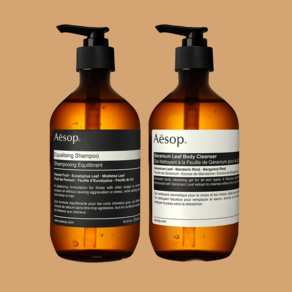 이솝 Aesop 헤어 앤 바디 케어 듀오 샴푸&바디워시, 500ml, 1개