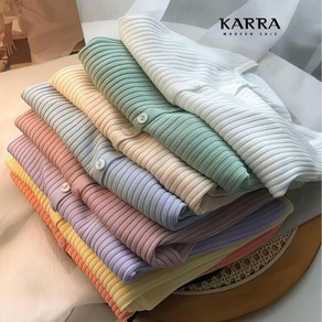 [카라] KARRA 파스텔골지가디건_A4S1182