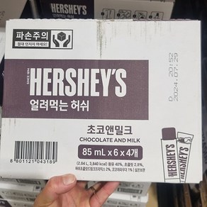 허쉬 얼려먹는 아이스크림, 85g, 24개