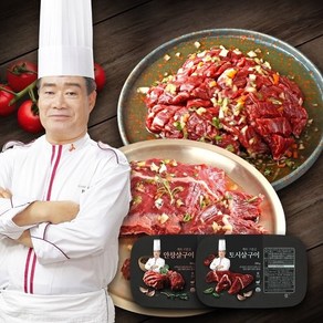 [쇼핑엔티] 구본길 양념 안창살 300g x 4팩 + 양념 토시살 300g x 3팩