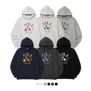 [국내매장판] 에이프릴에잇 후드티 APR8 STAR LOGO HOODIE [6Colo]470085