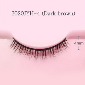 돌모아 구체관절인형 메이크업 인형전용 속눈썹 - 2020JYH-4 (Dark brown)