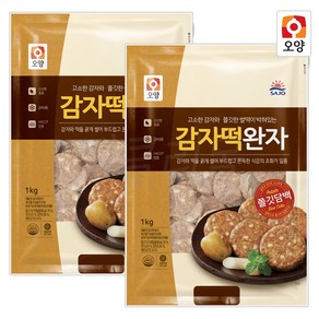 팔도맛쟁이 사조오양 업소용 감자떡 완자, 1kg, 2개