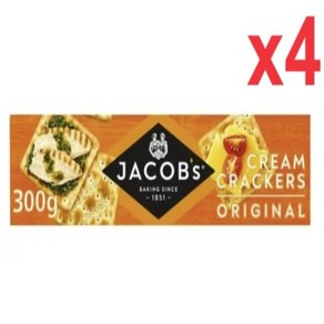 300g 4개 제이콥스 크림 크래커 Jacobs Ceam Cackes