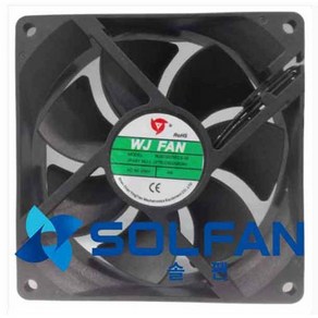 솔팬 ﻿WJB29225ECS-35 AC110~220V FAN EC팬 92mm 사이즈 / WJ팬 / 92MM X 25MM 사이즈 / 3500RPM / MADE IN CHINA, WJB29225ECS-35 AC 90~220V, 1개