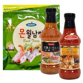 월남쌈 실속모음 B (원형 200g+월남쌈소스+칠리소스), 1개, 790g