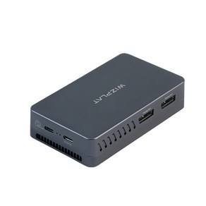 위즈플랫 썬더볼트 3/4 USB4 USB-C DP1.4 USB3.2 Gen2 USB허브 NVMe M.2 외장SSD 외장하드 케이스 TUB5000 MAX