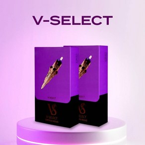 V-SELECT 브이셀렉트니들 0603RL 재사용가능천자침+실리콘색소컵20개+재생크림5장, VC-P0603RL, 1개