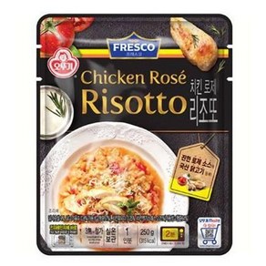 오뚜기 초간단 프레스코 치킨로제리조또, 1개, 250g