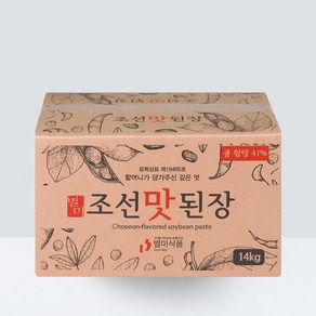 [60년 전통] 별미식품 조선맛된장 14kg 일품 맛집 업소용 찌개된장, 1개