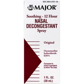 MAJOR PARMRUG by Nasal Decongestant 펌프 미스트 스프레이 30ml, 1개