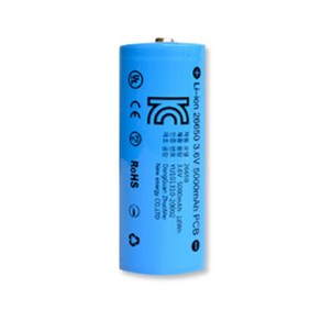 [wm] 대용량 리튬 충전 배터리 26650 3.6V 5000mAh 야외, 1개, 1개입