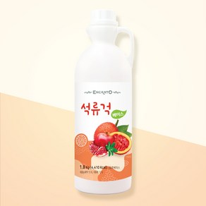 [엔칸토] 석류걱베이스 1.8kg 카페 수제청 과일청에이드 스무디베이스 시럽 (1EA) 12518, 1개