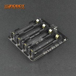 DFRobot 18650 배터리 홀더 마이크로 C타입 입력 5V 2A 3 1A 포트 USB 출력 미니 야외 DIY 스마트 장치 1 4 웨이, 1 way, 1개