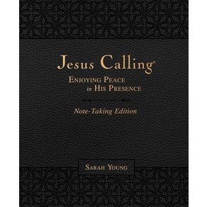 Jesus Calling Note-Taking Edition Leathersoft Black with Full Scriptures