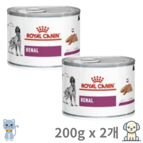 로얄캐닌 독 레날 로프 인 캔 기능성사료, 1개, 400g, 닭+돼지