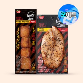 동원 그릴리 닭가슴살 블랙페퍼 2종(황금105g 큐브85g) 각10개 총 20개, 1개, 105g