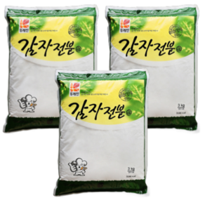 뚜레반 감자전분(수입) 감자가루 전분가루, 3개, 3kg