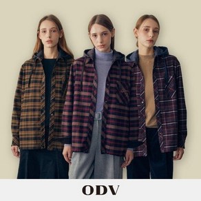 ODV 24FW 체크 후드 아우터 1종