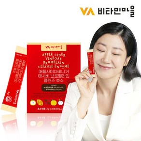 VV비타민마을 비타민마을 애플사이다비니거 애사비 브로멜라인 클렌즈 효소 1박스 30포, 없음