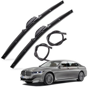 BMW 7시리즈 전차종 순정(호환)형 자동차 프리미엄 와이퍼 전면 리필고무 1+1+1